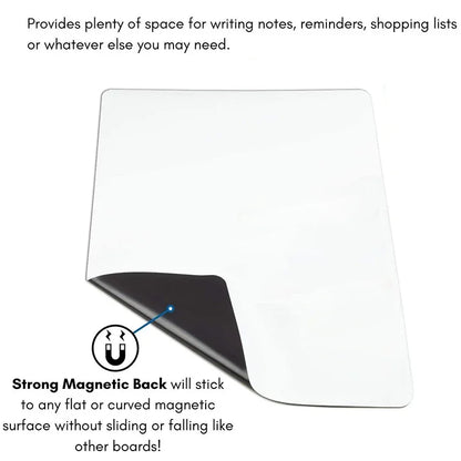 1Pc Flexible Magnetic Whiteboard Stickers A3+A4 with Erasable Markers Refrigerator Memo Board for Kitchen Grocery List