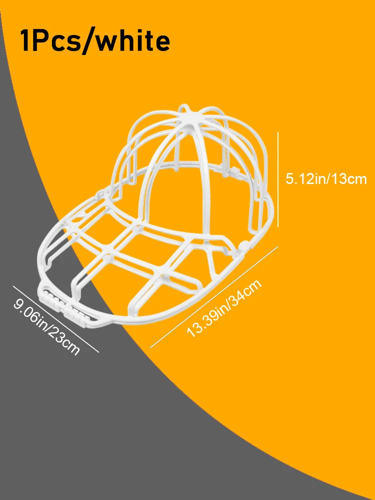 Washing Machine Hat Washing Protector Hat Cleaning Machine Washable Laundry Bag Anti-Deformation Secure Hat Storage Solution