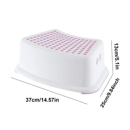 Toilet Squat Stool Non-slip Bathroom Potty Step Stool Ergonomic and Stable Squatting Stools Heavy Duty Potty Stool for Children