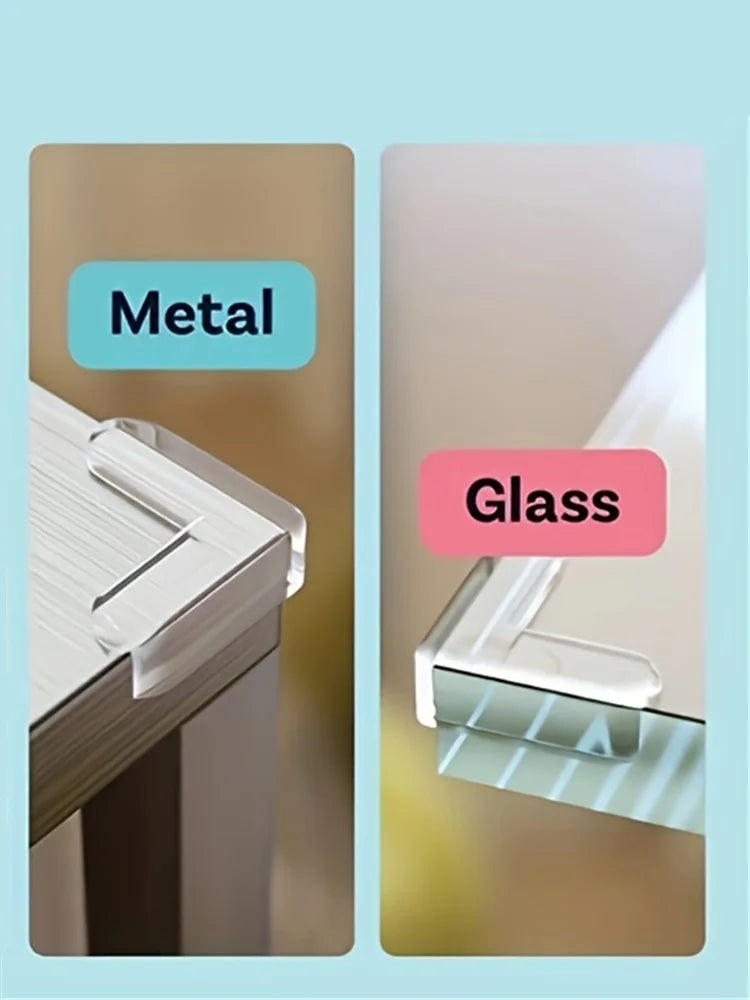 10PCS Transparent Anti Collision Angle PVC Pad Child Safety Corner Guard Baby Collision Proof Protector Table Corner