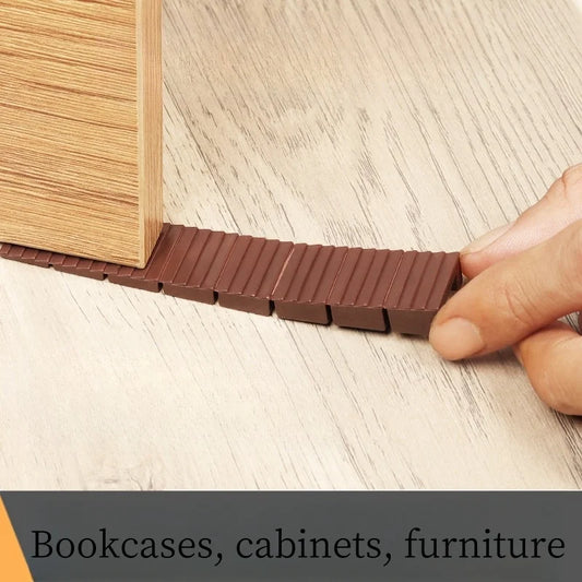 New 10Pcs Furniture Plastic Shims For Leveling Weight Capacity Composite Wedges Shims Levelers Furniture Leveling Shims