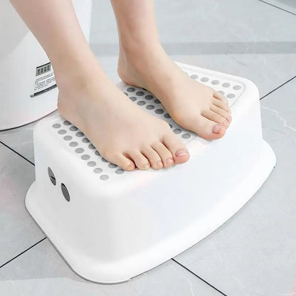 Toilet Squat Stool Non-slip Bathroom Potty Step Stool Ergonomic and Stable Squatting Stools Heavy Duty Potty Stool for Children