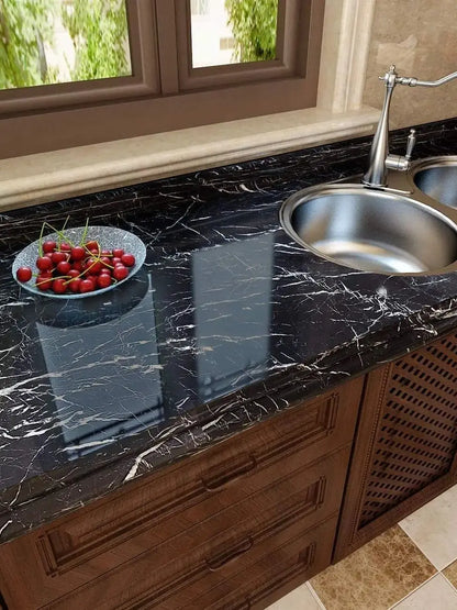 Marble Contact Paper for Countertops, Removable Wallpaper Peel and Stick, Self Adhesive Counter Top Waterproof for Kitchen Backs