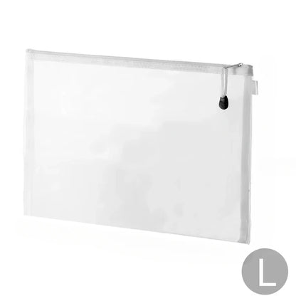 1/3pcs Nylon Mesh Zipper File Pouch Block Puzzle Toys Dispenser Organizer Transparent Organizational Organizer