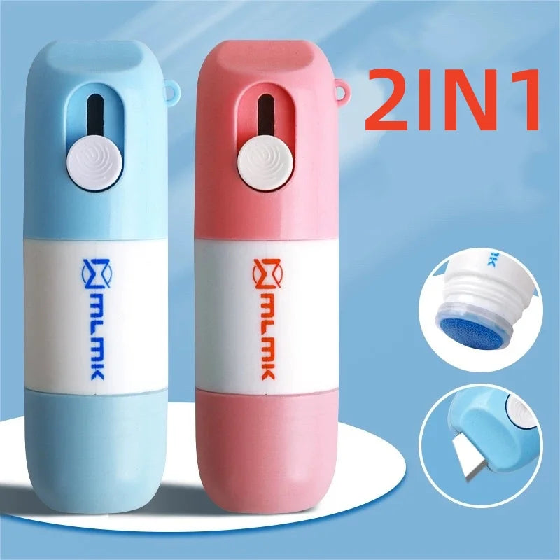Thermal Paper Correction Fluid with Unboxing Knife Portable Durable Thermal Paper Data Identity Protection Fluid Eraser