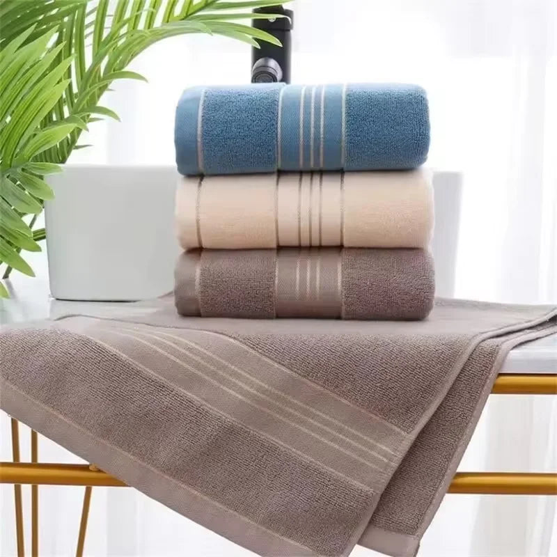 1 Towel Thickened Absorbent Towel Pure Cotton Quick Absorbent Soft Quick Dry Thickened Face Towel