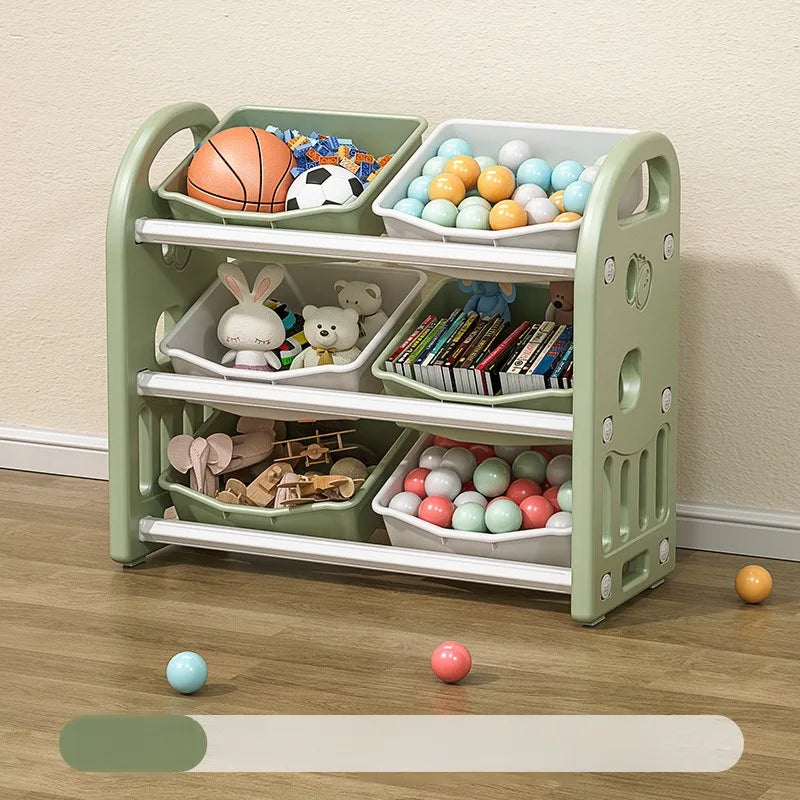 Household Baby toy large capacity storage cabinet Multi functional classification and sorting storage box