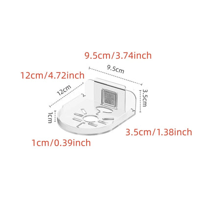Wall Mount Floating Stand Shelf For Security Camera Mini Speaker Self Adhesive Punch-Free Security Surveillances Camera Holder