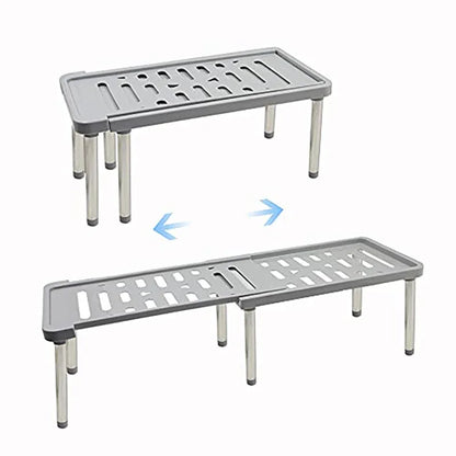 Étagère rétractable, 1 pièce, support de rangement multifonction, organisateur d'articles ménagers, bouteille d'assaisonnement