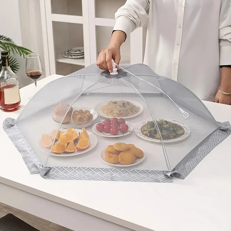 Food cover, vegetable cover, foldableable dining table cover, anti-fly rice cover, household dust cover, umbrella, summer square
