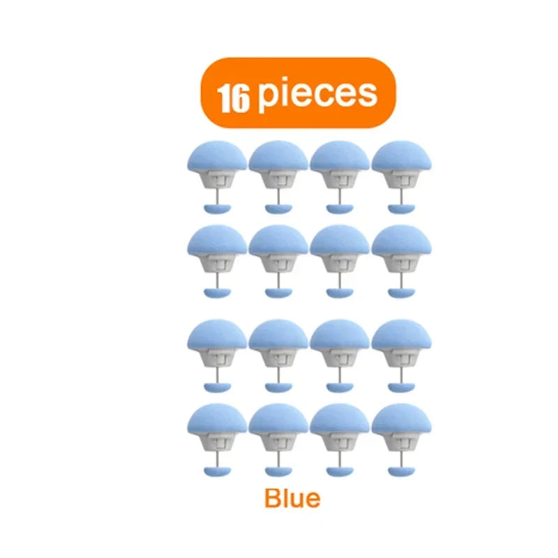 Mushroom Quilt Holder Macaron Non-slip Quilt Blanket Clip One Key To Unlock Blankets Cover Fastener Clip Holder Bed Sheet