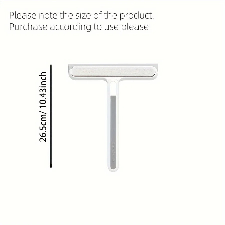 1pc Silicone Water Wiper Plate Glass Cleaner Scraper Car Windshield Cleaning Squeegee For Car Windshield Window Bathroom Kitchen
