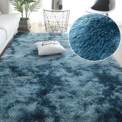 Clearance_VIKAMA Fall and Winter Tie-dye Shaggy Carpet Home Living Room Bedroom Sofa Cushion Coffee Table Cushion Bedside Rug Ca