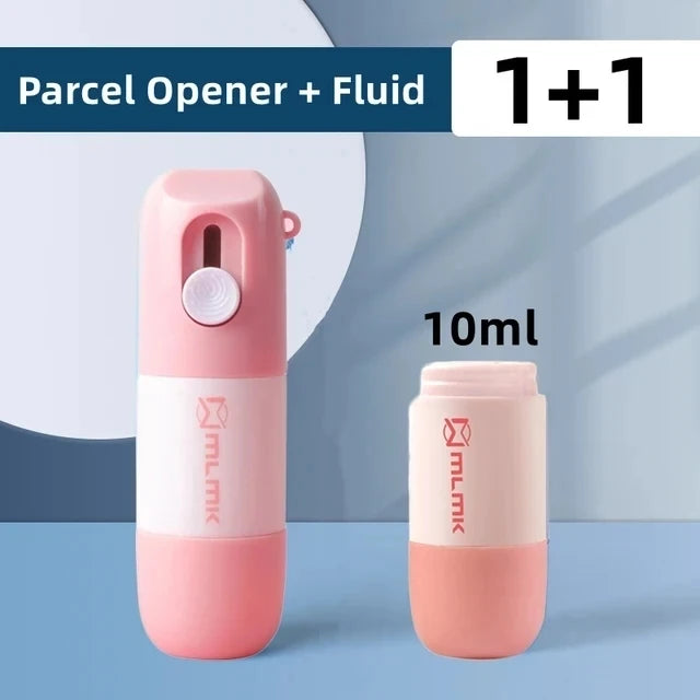 Thermal Paper Correction Fluid with Unboxing Knife Portable Durable Thermal Paper Data Identity Protection Fluid Eraser