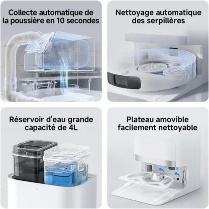 Official |   Xiaomi Robot Vacuum X20+, All-In-One Smart Base Station, Improved Vacuuming and Mopping Performance