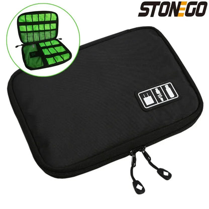 USB Charger Storage Bag Gadget Cable Organizer Storage Bag Waterproof Data Line Travel Suitcase Portable Electronic Organizer
