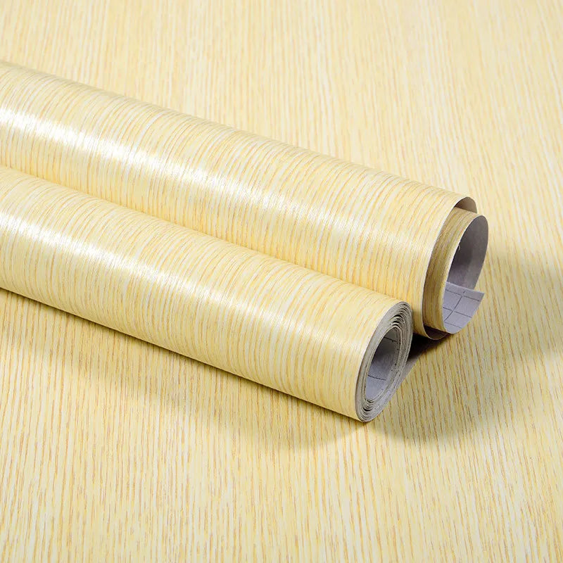 Vinyl Self-adhesive Waterproof Wood Wallpapers Wall Stickers for Wall in Rolls Furniture Renovation Film Bedroom Home Decor PVC