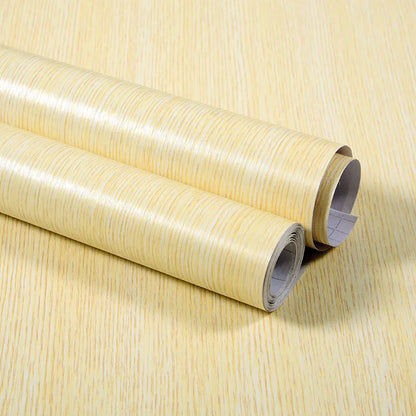 Vinyl Self-adhesive Waterproof Wood Wallpapers Wall Stickers for Wall in Rolls Furniture Renovation Film Bedroom Home Decor PVC