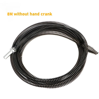 Bathroom Kitchen 1-10M Spring Pipe Sewer Unblocker Pipe Dredging Tool Sinks Basin Pipeline Clogged Remover Tools Drain Cleaner