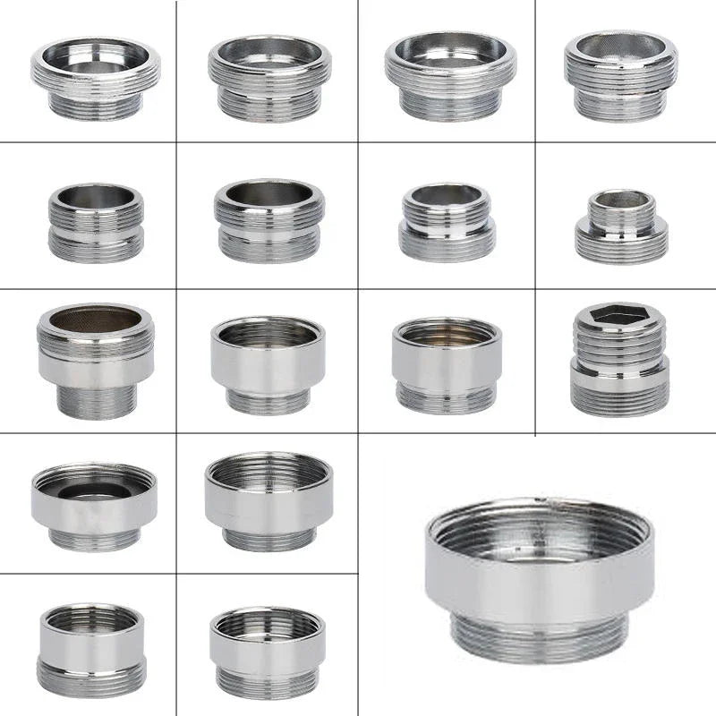 1Pcs Lots M22 to M20 M18 M28 Thread Stainless Steel Connectors Faucet Joints Kitchen Water Tap Adapter Water Purifier Accessory