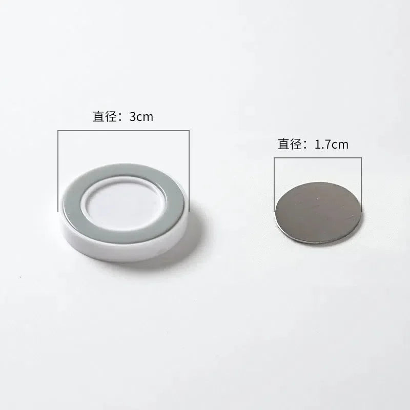Strong Magnetic Hook Magnet Remote Control Hook Home Organizer Iman Magnetic Wall Hanging Keychain Hooks Anti-lost Storage Ring