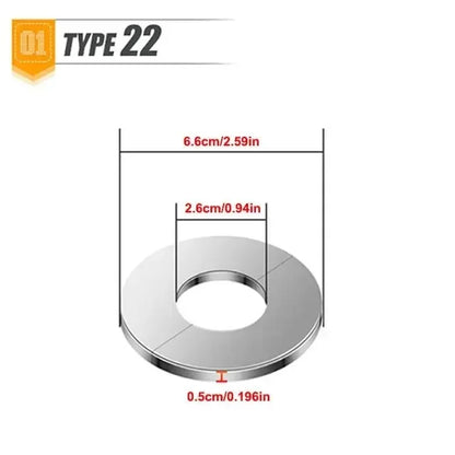 1PC Self-Adhesive Stainless Steel Faucet Decorative Cover Shower Chrome Finish Water Pipe Wall Covers Bathroom Accessories