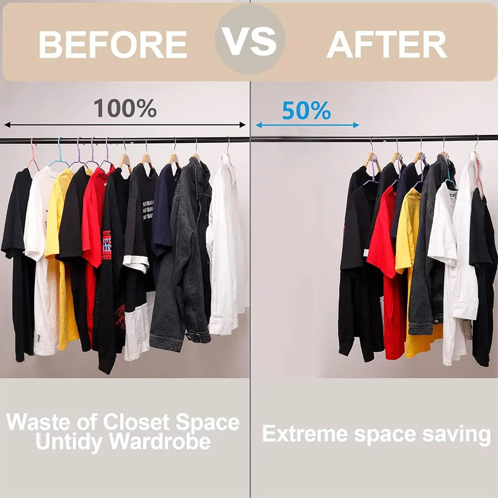 10Pcs Clothes Hanger Connector Hooks Magic Heavy Duty Cascading Connection Space Saving Extenders Clips For Organizer Closet