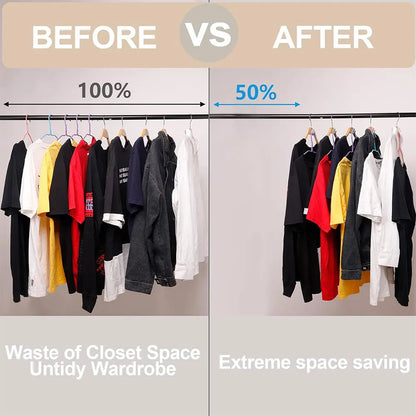 10Pcs Clothes Hanger Connector Hooks Magic Heavy Duty Cascading Connection Space Saving Extenders Clips For Organizer Closet