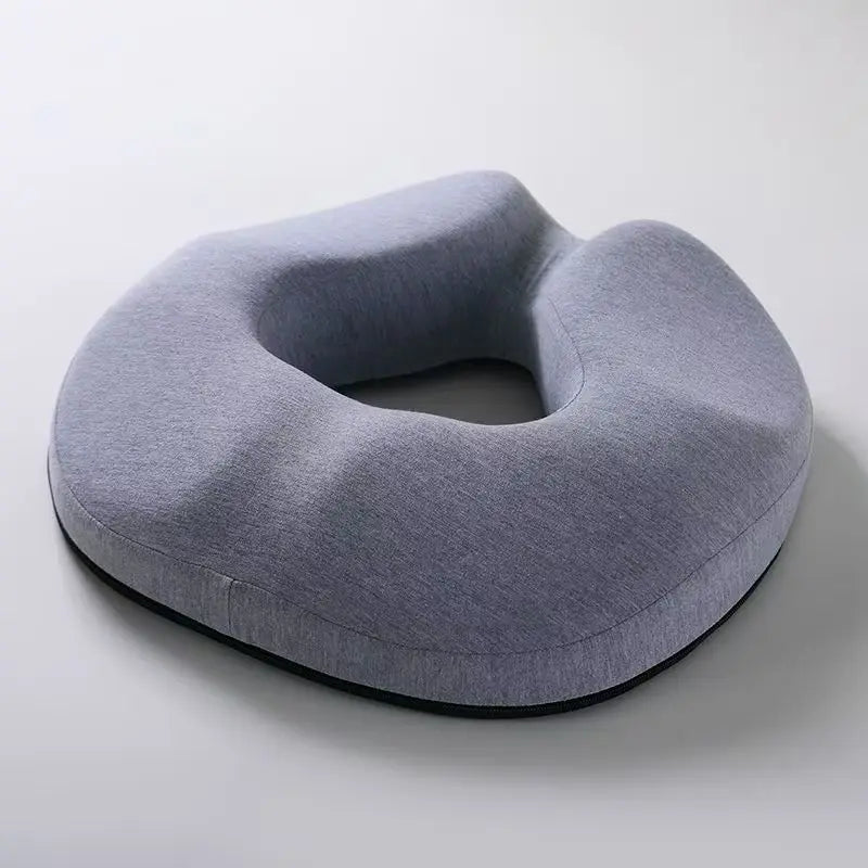Ergonomic Memory Foam Donut Seat Cushion,Office Comfort Pillow for Cailbone Pain, Bed Sores, Hemorrhoids, Sciatica  ﻿