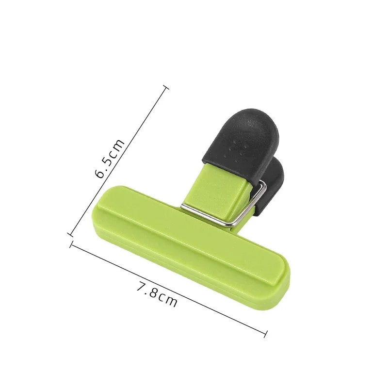 Portable Bag Clips Kitchen Storage Food Snack Seal Sealing Bag Clips Sealer Clamp Plastic Tool Kitchen Organization Accessories