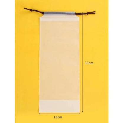 Umbrella Storage Bag Translucent Plastic Waterproof Anti-dirty Umbrella Cover Reusable Portable Drawstring Bags Home Storage
