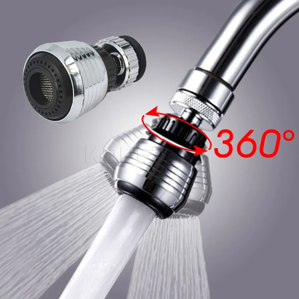 1pcs Faucet Nozzle 360 Degree Rotation Filter Extension Tube Shower Water Saving Tap Head Nozzle Universal Kitchen Accessories