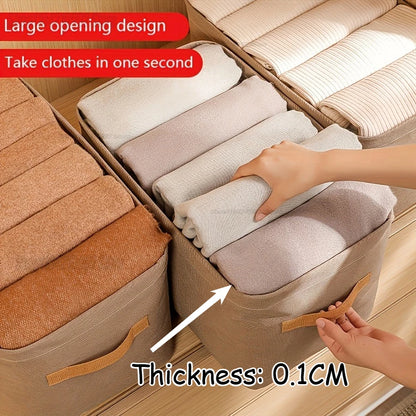 Clothing Storage Box,Fabric Storage Basket,Storage Box,Dormitory Household Wardrobe Storage Box for Home Dorm and Spaces
