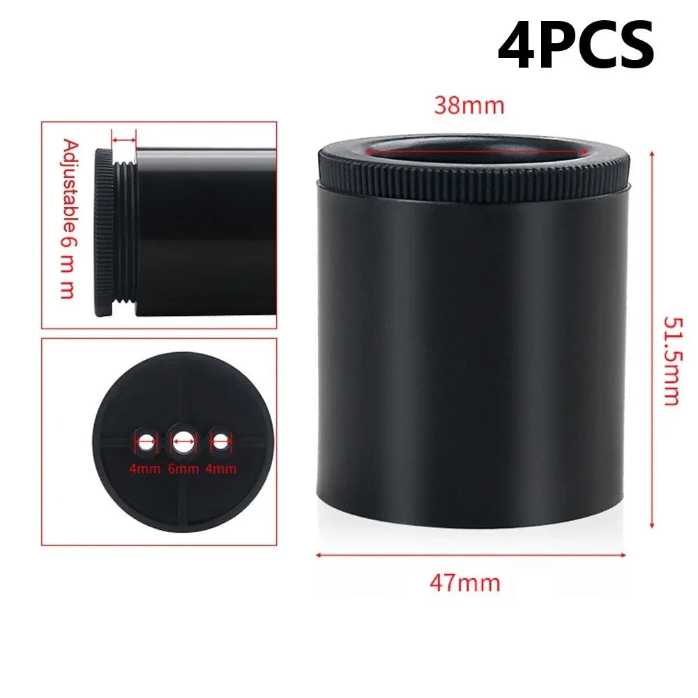 4Pcs Heavy Duty Sofa Cabinet Feet Leg Lift Furniture Extra Raiser Stand ABS Round Adjustable Furniture Accessories