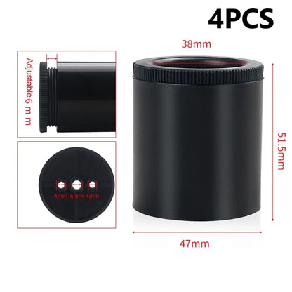 4Pcs Heavy Duty Sofa Cabinet Feet Leg Lift Furniture Extra Raiser Stand ABS Round Adjustable Furniture Accessories