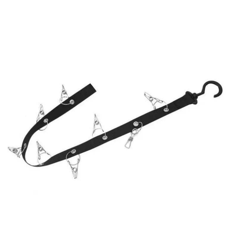 Metal Hook Hat Rack - Wall Mount Cap Organizer for Baseball & Golf Caps, Hanging Storage Holder (1PC)