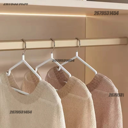 Garment Organizer Hangers Non Marking Clothes Hangers for Home Use Non Slip Drying Metal Thick Storage Bedrooms Wardrobes Adult