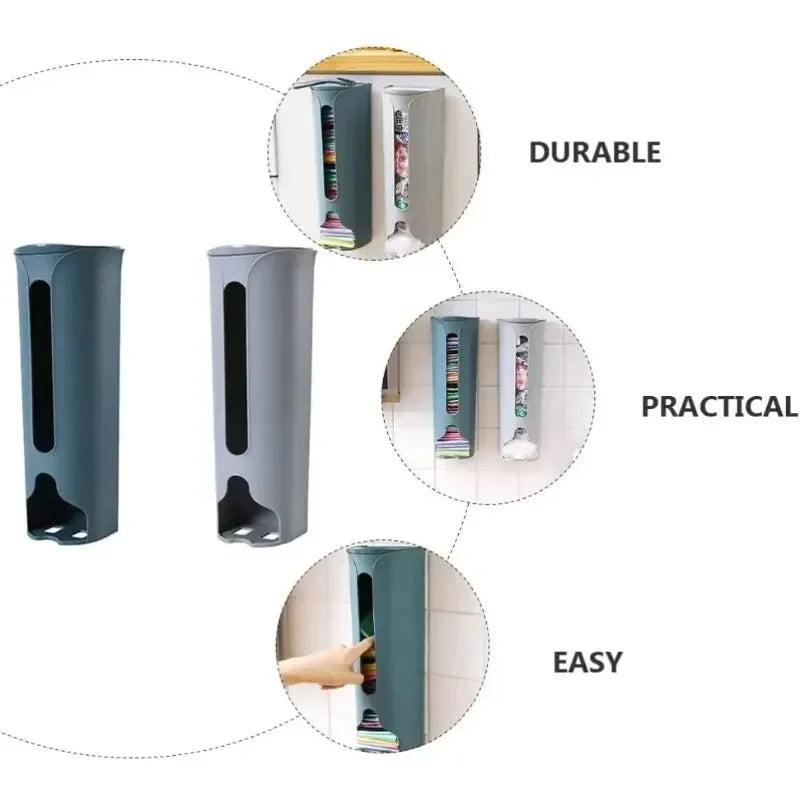Wall Mounted Underwear Socks Organizer Storage Box with No Trace Hooks Home Organization Solution for Underwear And Socks