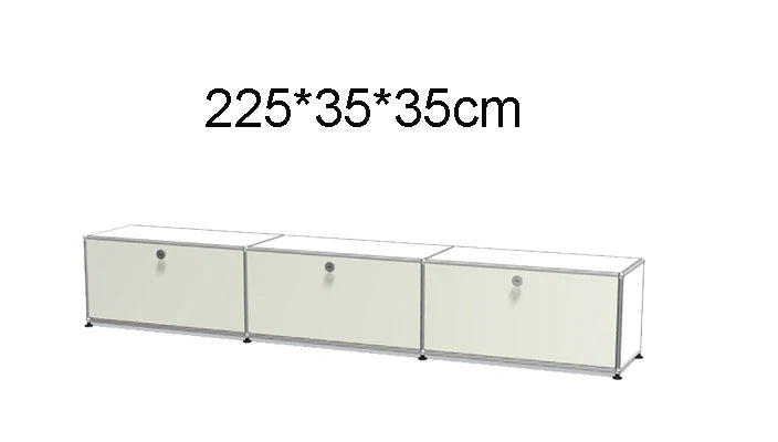 Module Furniture  Storage Modular DIY Shelf Sideboard Customized Size Night Stand Cabinet Stainless Steel Home Use
