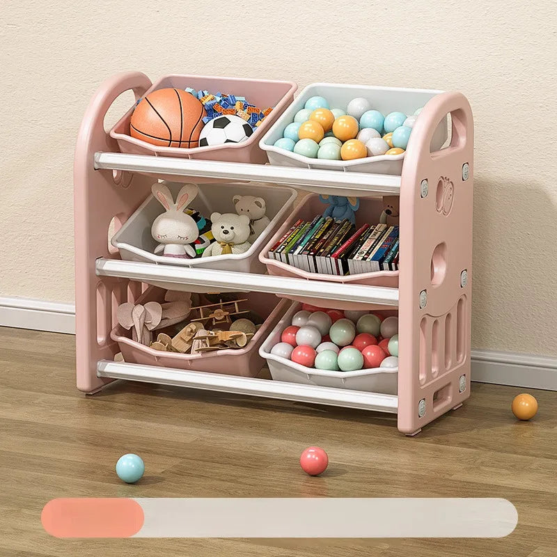 Household Baby toy large capacity storage cabinet Multi functional classification and sorting storage box