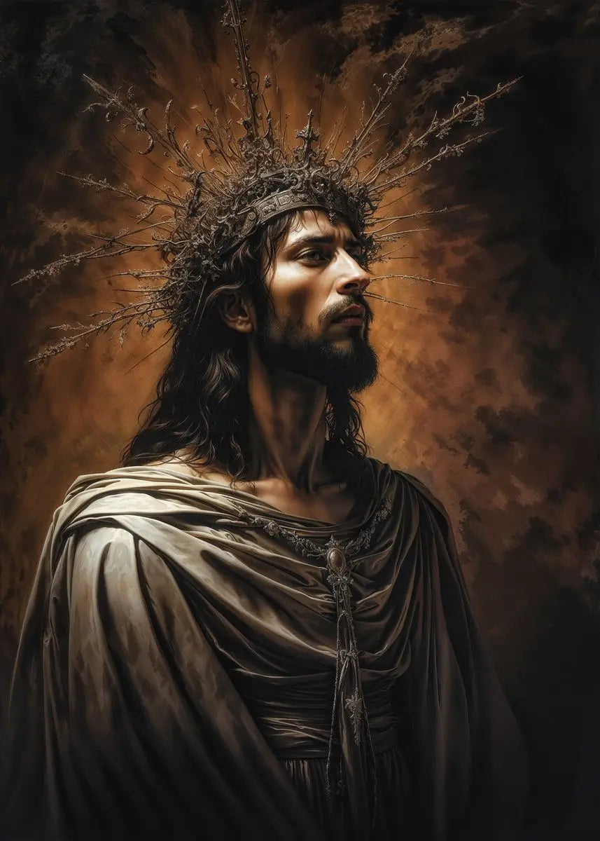 Retro Religion Jesus Walking On Water Lost Lamb Classic Posters Prints Canvas Painting Wall Art Picture Living Room Home Decor