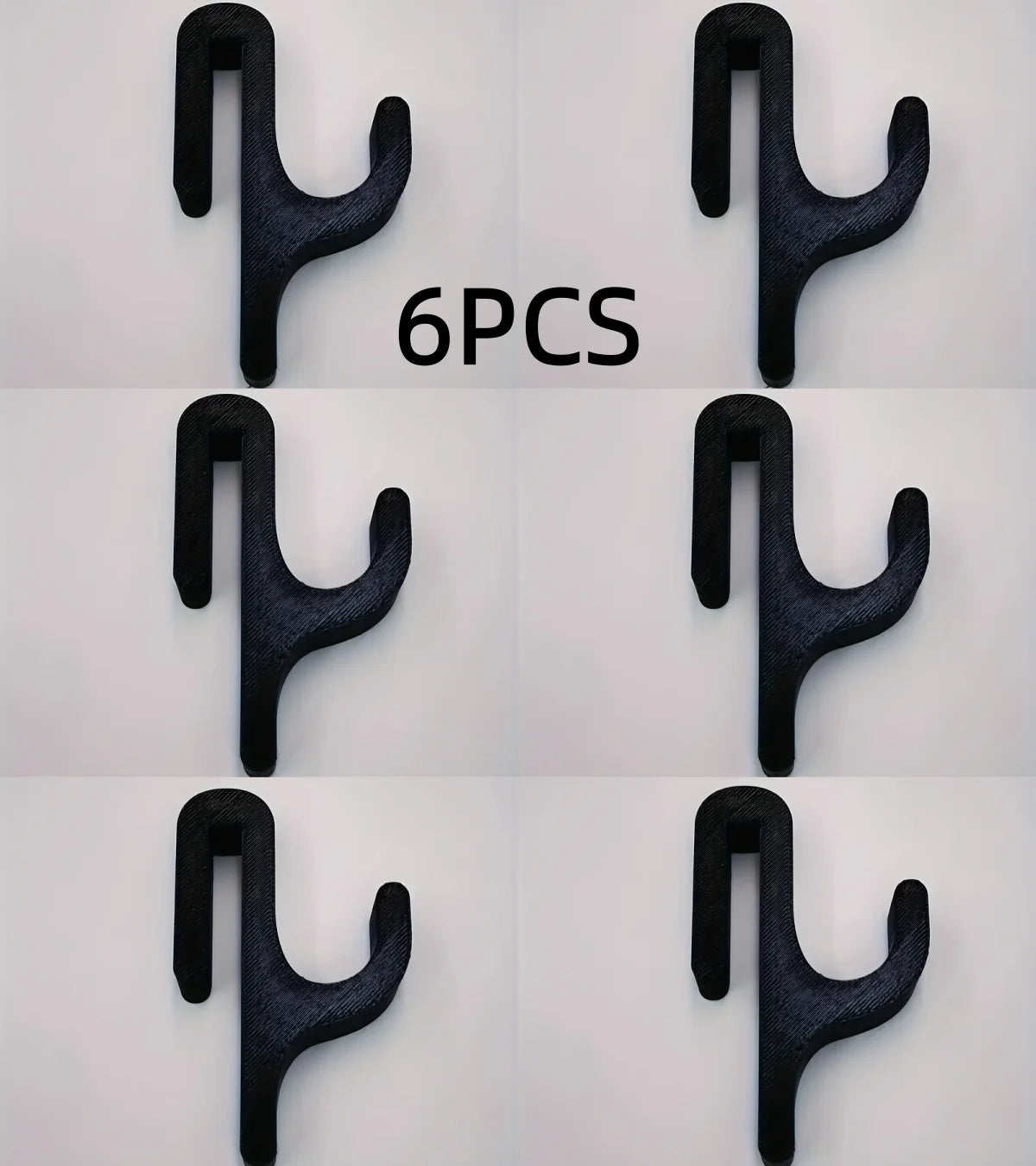 New Modern Plastic Shower Hook Suitable for 8mm Glass Doors Bathroom Organizer, Towels and Clothes Holder Bathroom Accessories