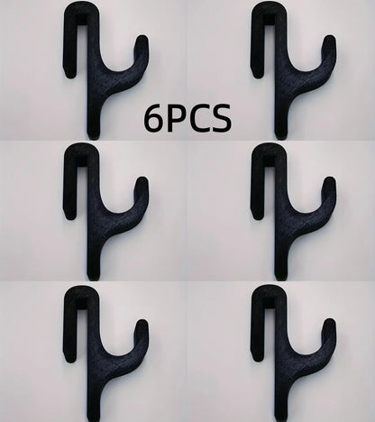 New Modern Plastic Shower Hook Suitable for 8mm Glass Doors Bathroom Organizer, Towels and Clothes Holder Bathroom Accessories