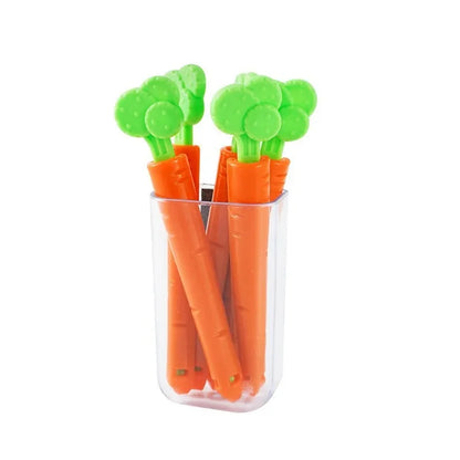 5pcs Carrot Sealing Clip Creative Kitchen Food Freshness Sealing Clip Snack Sealing Storage Moisture Resistant