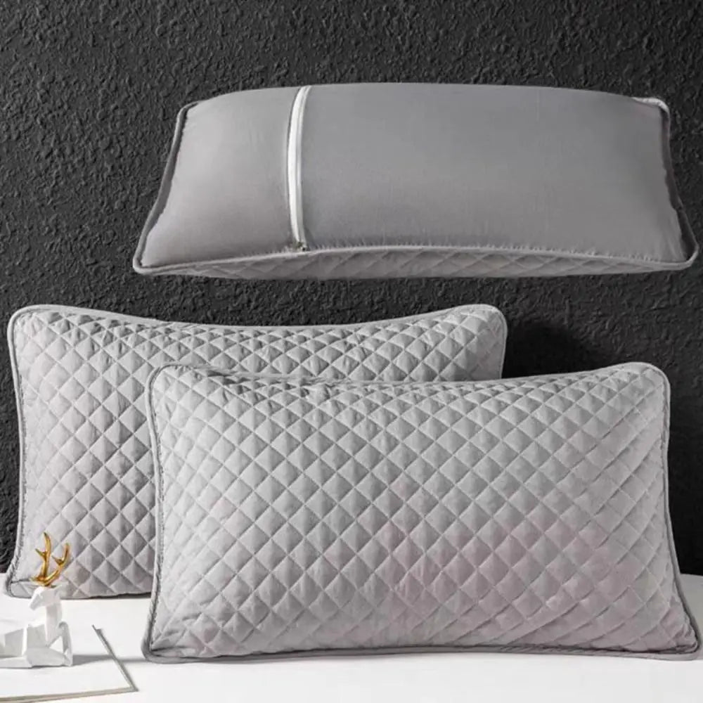Cotton Pillow Cover Head oil Anti Mite Pillow Case Protector Waterproof Isolation layer Pillow core protection household