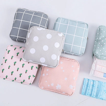 Portable Organizer Pouch for Sanitary Napkin Discreet Storage Monthly Essentials Travel Bag