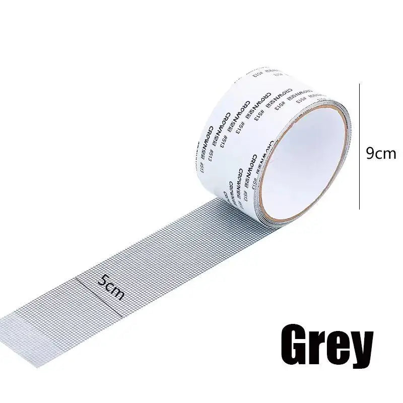 Window Screen Repair Tape Self Adhesive Mesh Tape Net Door Fix Patch Anti Insect Mosquito Mesh Broken Holes Repairing