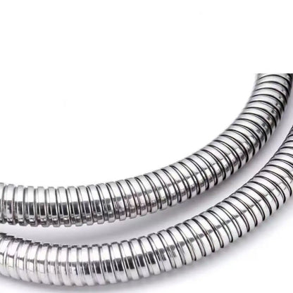 1pcs 2M Stainless Steel Hose Extension Tube Bathroom Shower Tube Extension Tube Water Pipe Draw Tube Bathroom Accessories