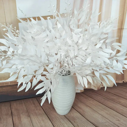 Artificial Plants Leaf Green Long Branch Fake Eucalyptus Flower Arrangement Accessories Wedding Home Decoration Fake Floral