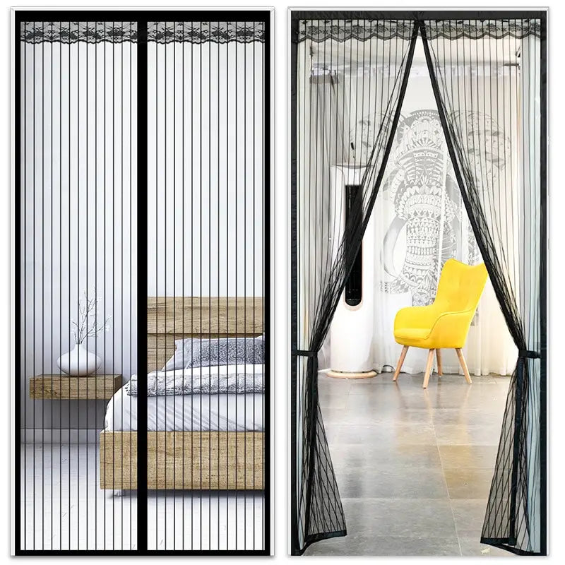100x210CM Magnetic Door Curtain Net Door Anti Mosquito Insect Fly Bug Curtains Automatic Closing Door